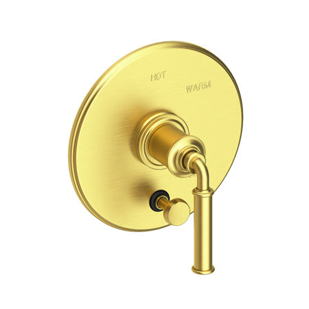 Balanced Pressure Tub & Shower Diverter Plate With Handle in Multiple Finishes