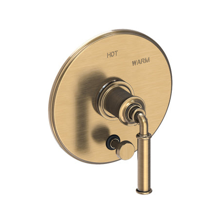 Balanced Pressure Tub & Shower Diverter Plate With Handle in Multiple Finishes