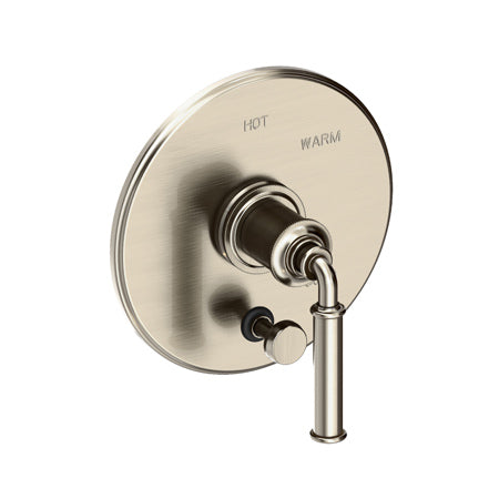 Balanced Pressure Tub & Shower Diverter Plate With Handle in Multiple Finishes