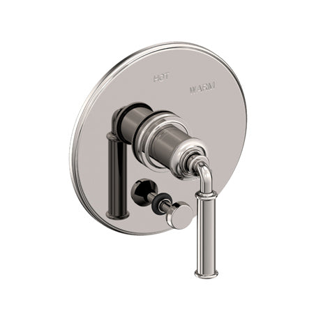 Balanced Pressure Tub & Shower Diverter Plate With Handle in Multiple Finishes