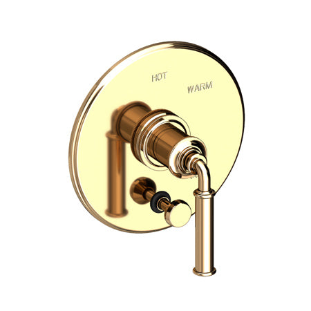 Balanced Pressure Tub & Shower Diverter Plate With Handle in Multiple Finishes