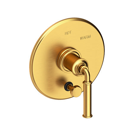 Balanced Pressure Tub & Shower Diverter Plate With Handle in Multiple Finishes