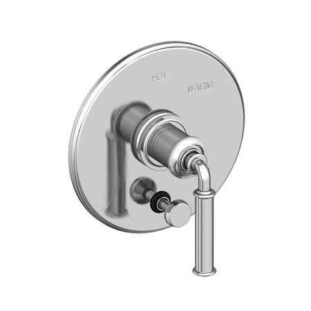 Balanced Pressure Tub & Shower Diverter Plate With Handle in Multiple Finishes