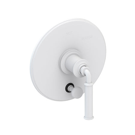 Balanced Pressure Tub & Shower Diverter Plate With Handle in Multiple Finishes