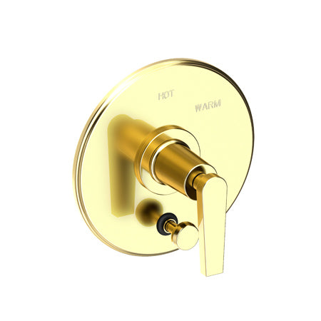 Balanced Pressure Tub & Shower Diverter Plate With Handle in Multiple Finishes