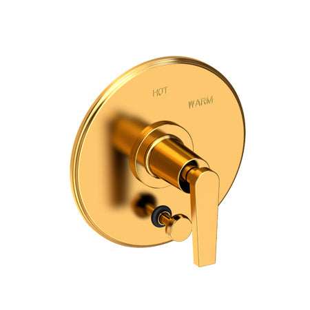 Balanced Pressure Tub & Shower Diverter Plate With Handle in Multiple Finishes