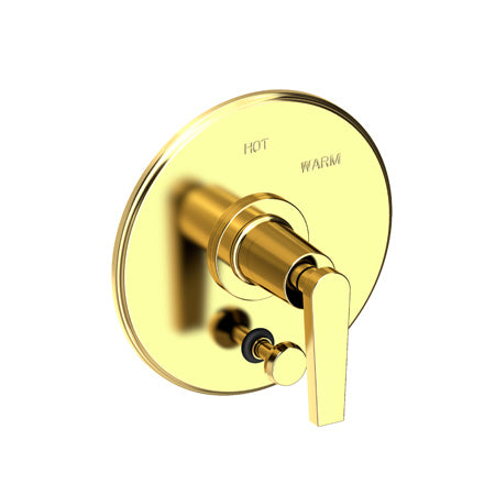 Balanced Pressure Tub & Shower Diverter Plate With Handle in Multiple Finishes