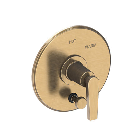 Balanced Pressure Tub & Shower Diverter Plate With Handle in Multiple Finishes