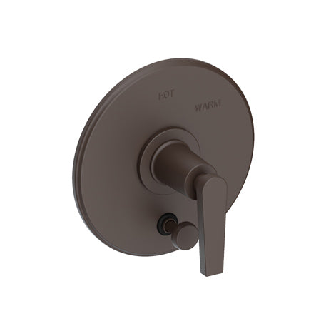 Balanced Pressure Tub & Shower Diverter Plate With Handle in Multiple Finishes