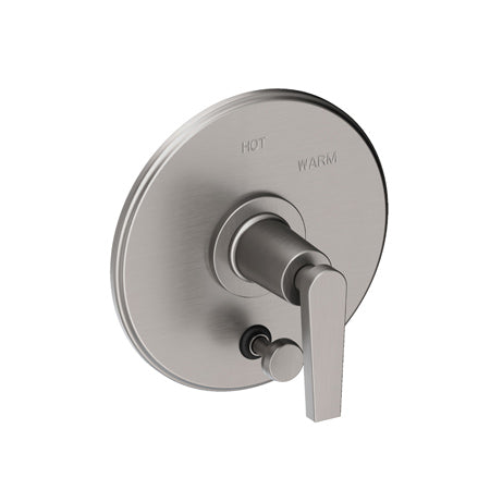 Balanced Pressure Tub & Shower Diverter Plate With Handle in Multiple Finishes