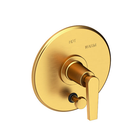 Balanced Pressure Tub & Shower Diverter Plate With Handle in Multiple Finishes