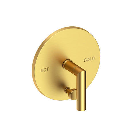 Balanced Pressure Tub & Shower Diverter Plate With Handle in Multiple Finishes