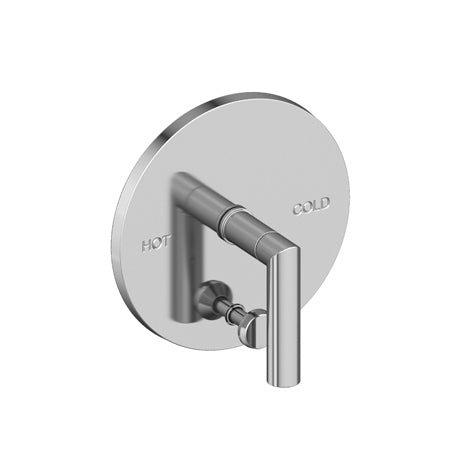 Balanced Pressure Tub & Shower Diverter Plate With Handle in Multiple Finishes