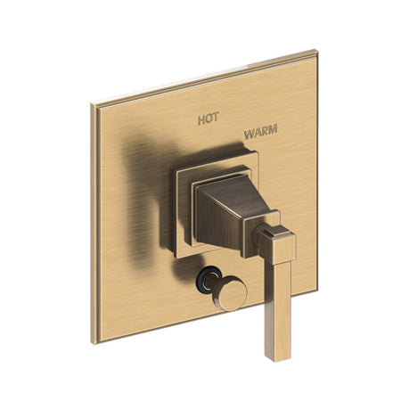 Balanced Pressure Tub & Shower Diverter Plate With Handle in Multiple Finishes