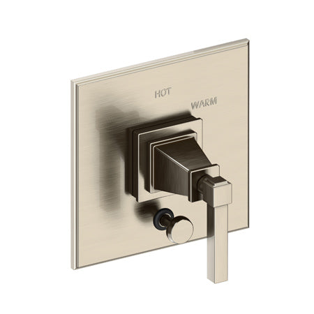 Balanced Pressure Tub & Shower Diverter Plate With Handle in Multiple Finishes