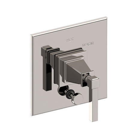 Balanced Pressure Tub & Shower Diverter Plate With Handle in Multiple Finishes