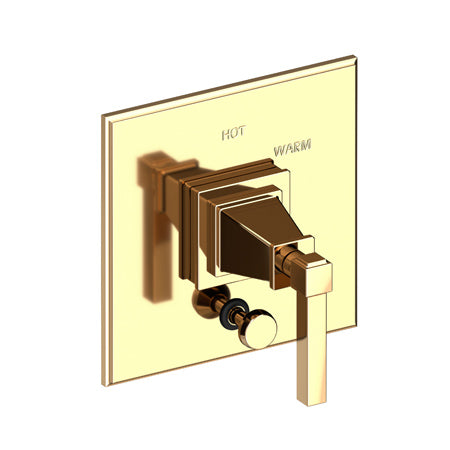 Balanced Pressure Tub & Shower Diverter Plate With Handle in Multiple Finishes