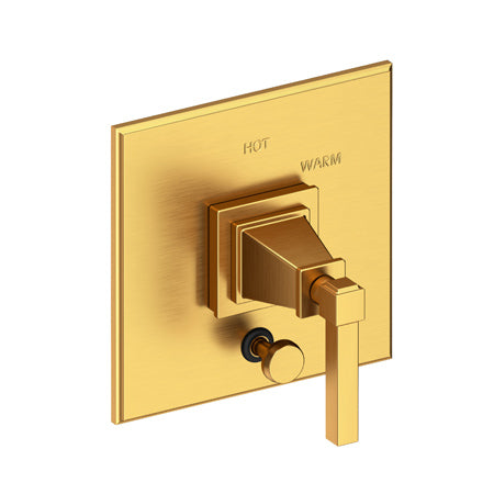 Balanced Pressure Tub & Shower Diverter Plate With Handle in Multiple Finishes