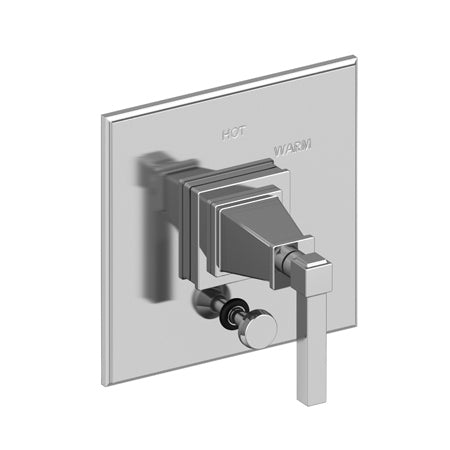 Balanced Pressure Tub & Shower Diverter Plate With Handle in Multiple Finishes