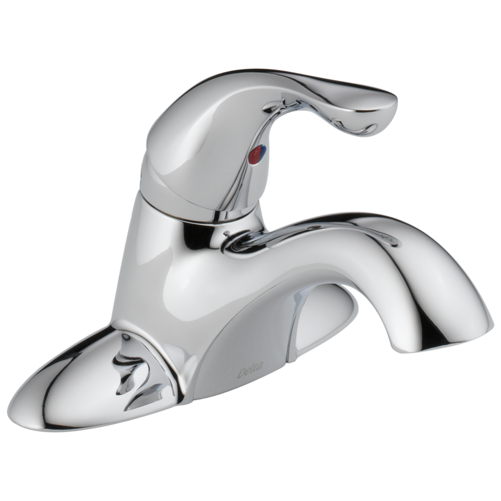 Delta Classic: Single Handle Centerset Bathroom Faucet - Less Pop-Up