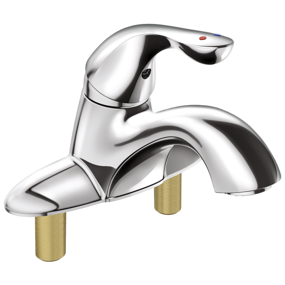 Delta Classic: Single Handle Centerset Bathroom Faucet with City Shanks