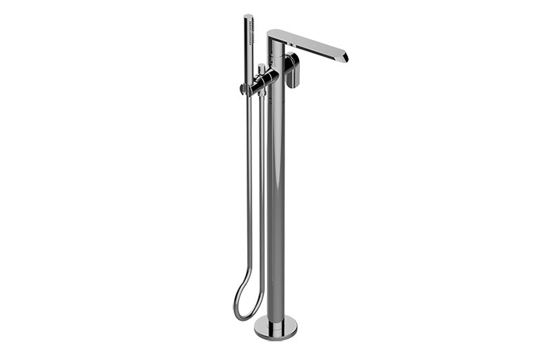 Phase Floor-Mounted Tub Filler - Rough and Trim  in Multiple Finishes