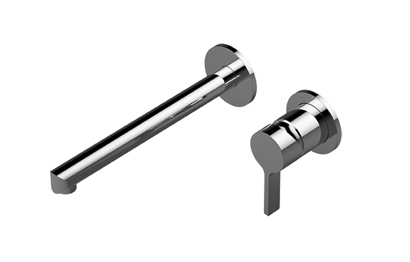 Graff - Terra Wall-Mounted Faucet (71/2 Spout) - Rough and Trim - Warm Bronze PVD - G-6735-LM46W-WB-T