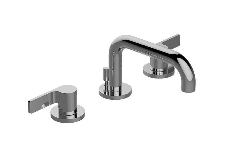 Terra Widespread Lavatory Faucet in Multiple Finishes Length:18" Width:12" Height:4"