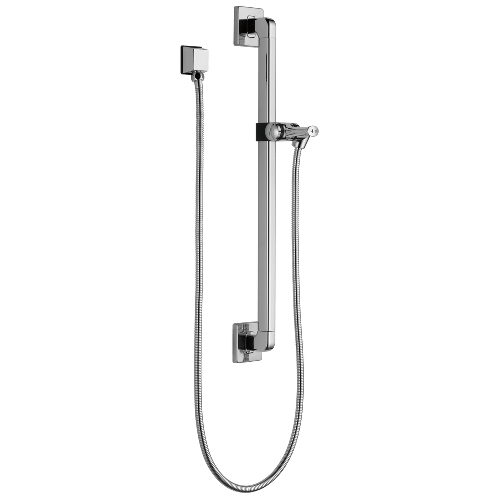 Delta Universal Showering Components: Adjustable Slide Bar / Grab Bar Assembly with Elbow - Maison&Co.