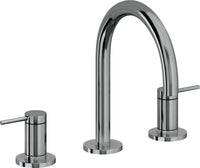 California Faucets - 5202ZB-BLKN - 8" Widespread Lavatory Faucet with ZeroDrain - Black Nickel (PVD) - D Street