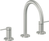 California Faucets - 5202ZBF-SC - 8" Widespread Lavatory Faucet with Completely Finished ZeroDrain - Satin Chrome (PVD) - D Street