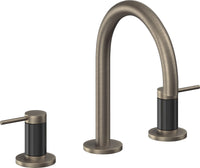 California Faucets - 5202FZBF-ANF - 8" Widespread Lavatory Faucet with Completely Finished ZeroDrain - Antique Nickel Flat - D Street