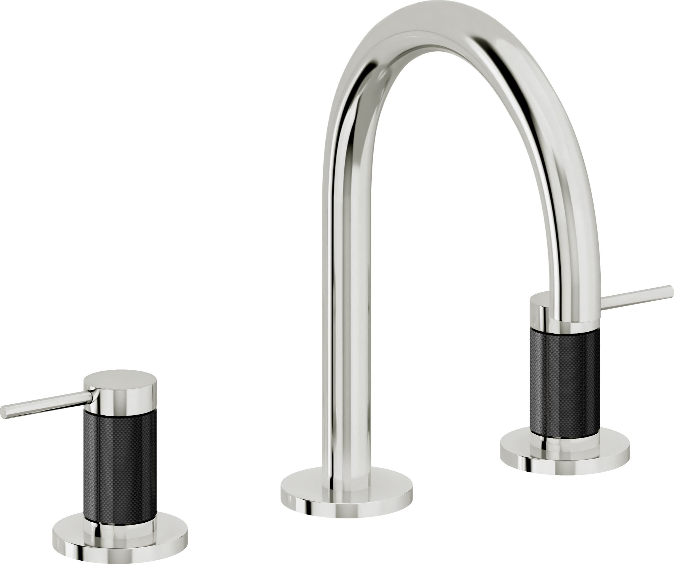 California Faucets - 5202F-PC - 8" Widespread Lavatory Faucet - Polished Chrome - D Street