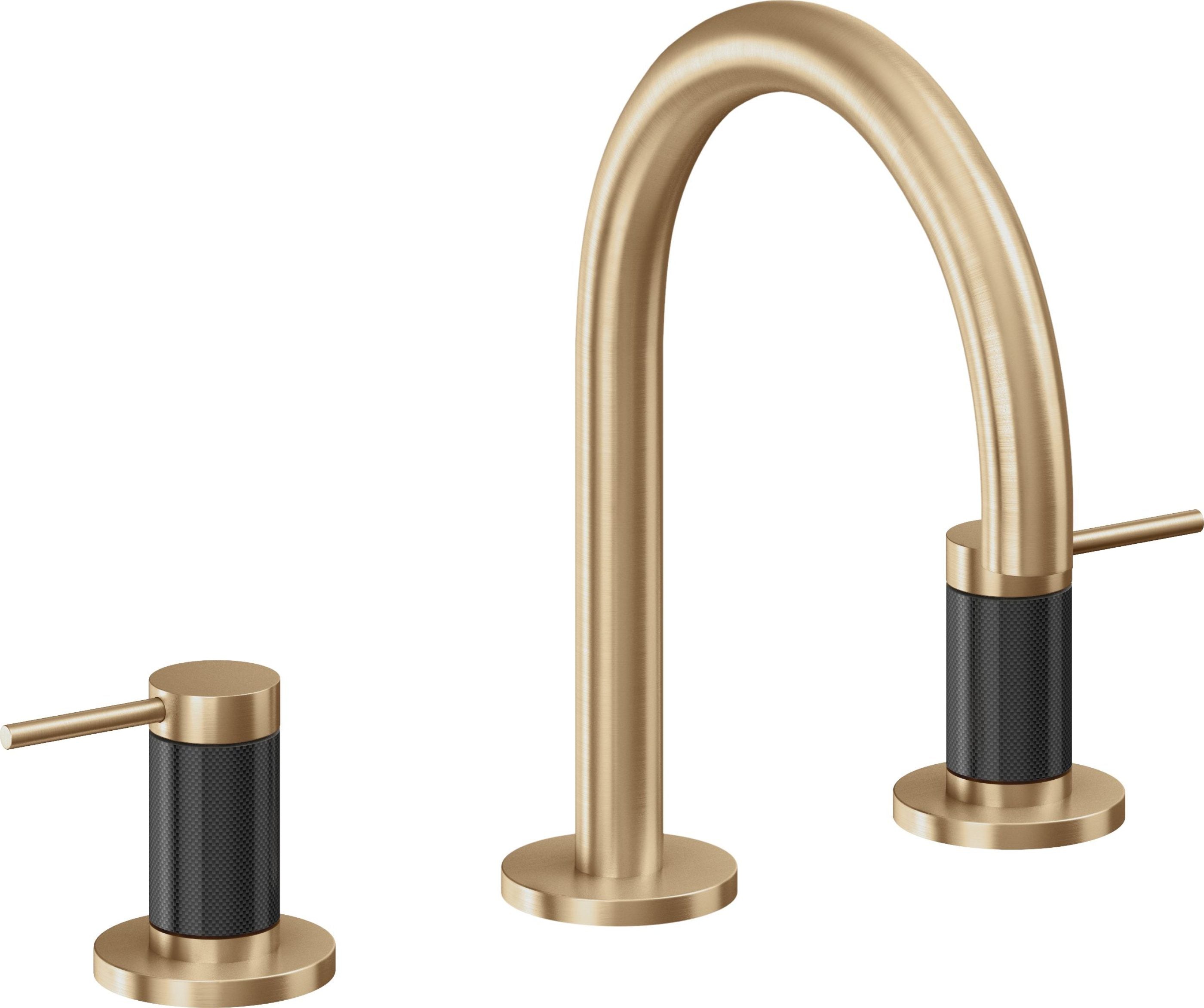 California Faucets - 5202F-SBZ - 8" Widespread Lavatory Faucet - Satin Bronze (PVD) - D Street