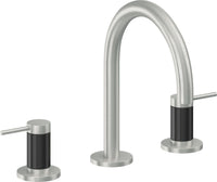 California Faucets - 5202FZB-SC - 8" Widespread Lavatory Faucet with ZeroDrain - Satin Chrome (PVD) - D Street