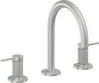 California Faucets - 5202KZB-SC - 8" Widespread Lavatory Faucet with ZeroDrain - Satin Chrome (PVD) - D Street