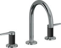 California Faucets - 5302FZB-BLKN - 8" Widespread Lavatory Faucet with ZeroDrain - Black Nickel (PVD) - D Street