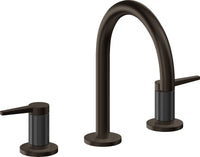 California Faucets - 5302FZBF-BTB - 8" Widespread Lavatory Faucet with Completely Finished ZeroDrain - Bella Terra Bronze - D Street