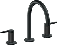 California Faucets - 5302F-CB - 8" Widespread Lavatory Faucet - Carbon (PVD) - D Street