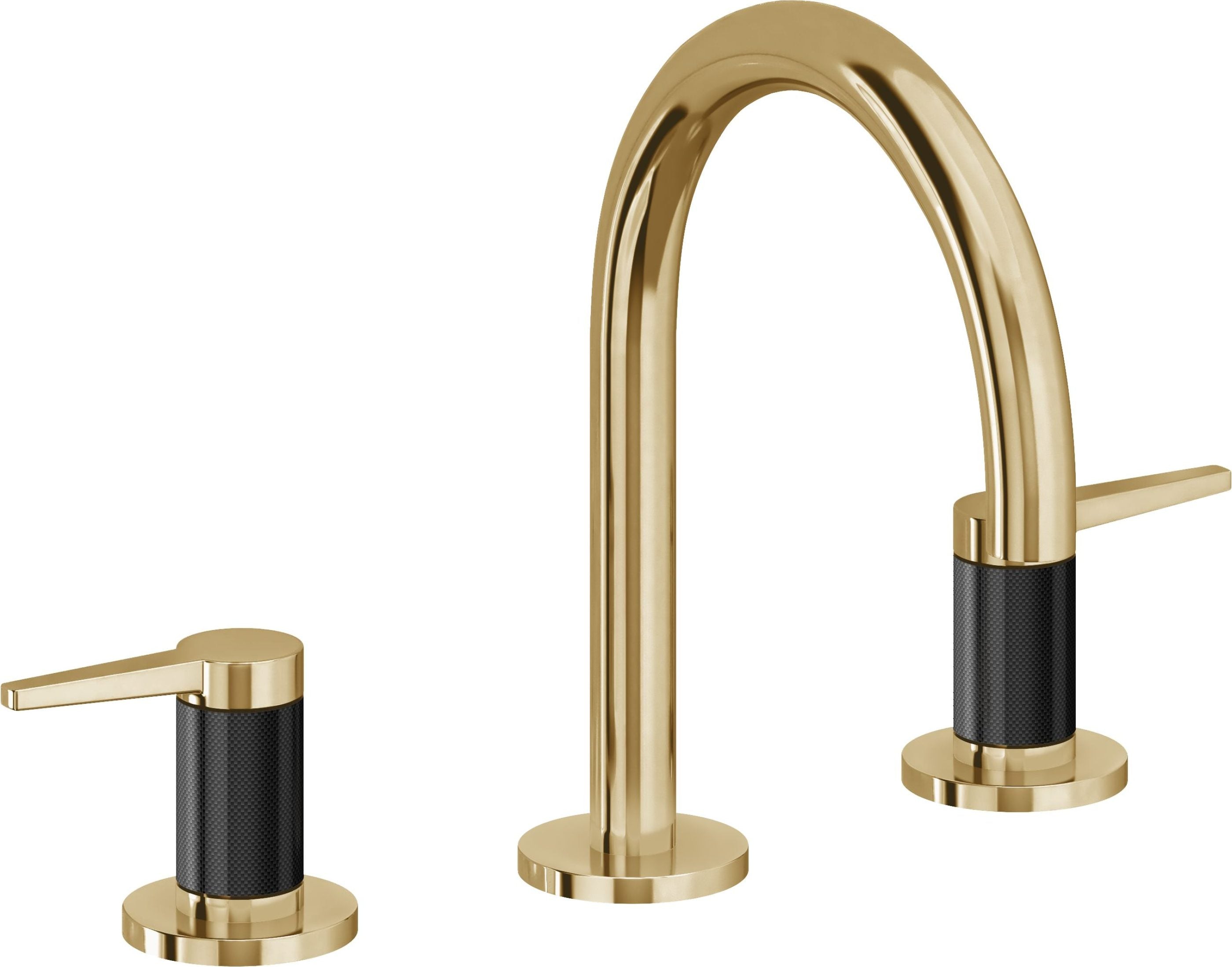 California Faucets - 5302F-FRG - 8" Widespread Lavatory Faucet - French Gold (PVD) - D Street