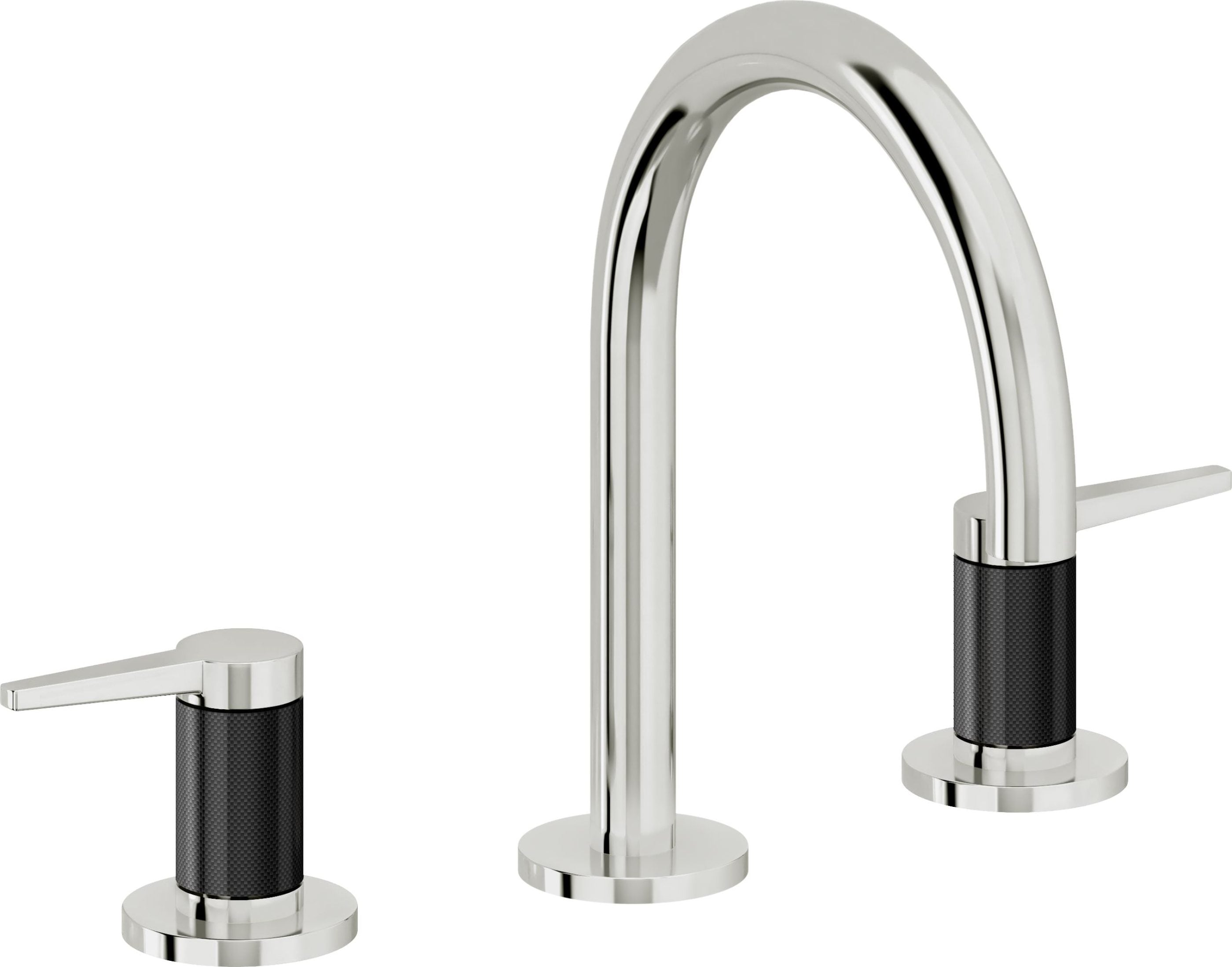 California Faucets - 5302F-PC - 8" Widespread Lavatory Faucet - Polished Chrome - D Street