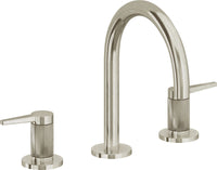 California Faucets - 5302K-BNU - 8" Widespread Lavatory Faucet - Burnished Nickel Uncoated - D Street