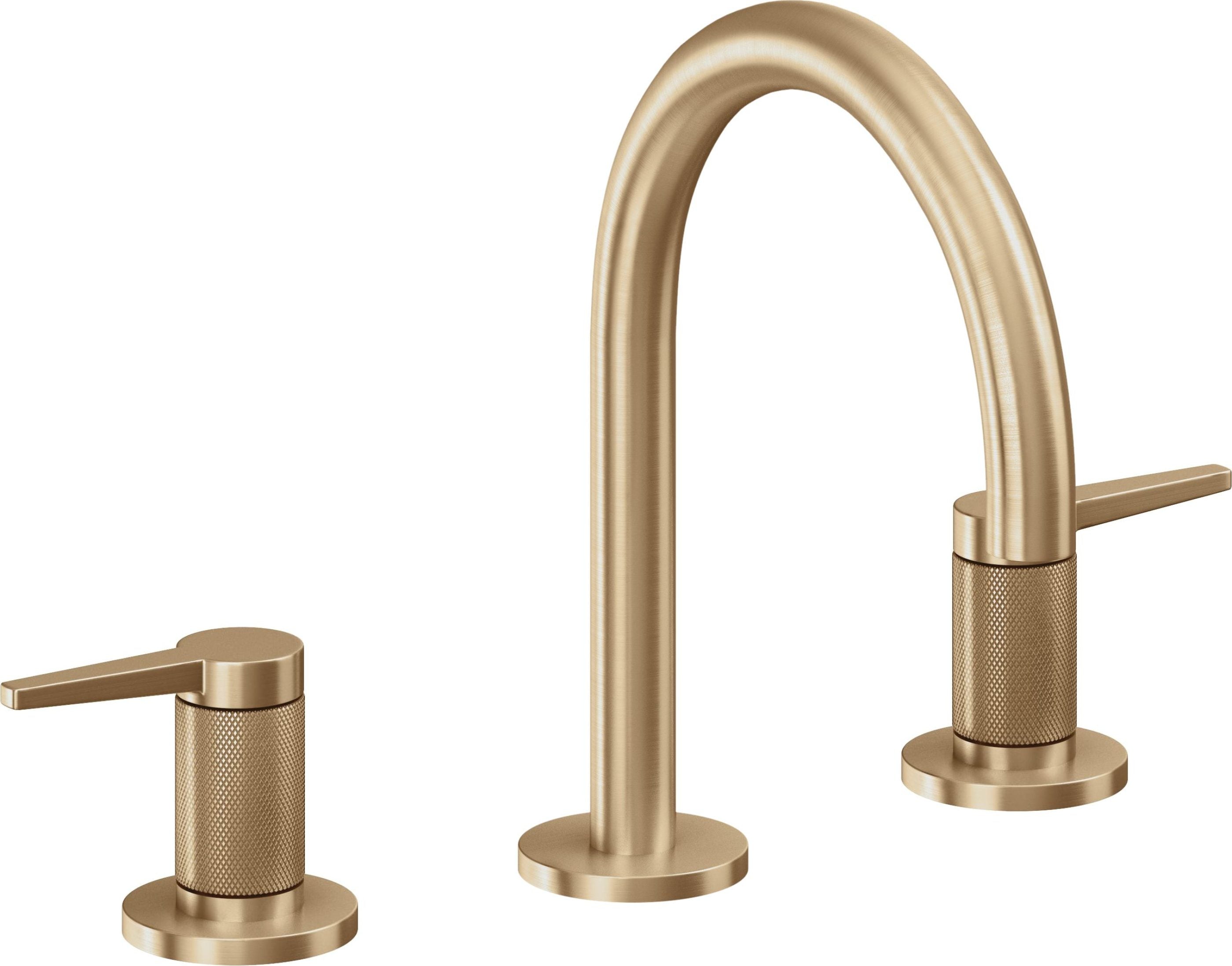 California Faucets - 5302K-SBZ - 8" Widespread Lavatory Faucet - Satin Bronze (PVD) - D Street