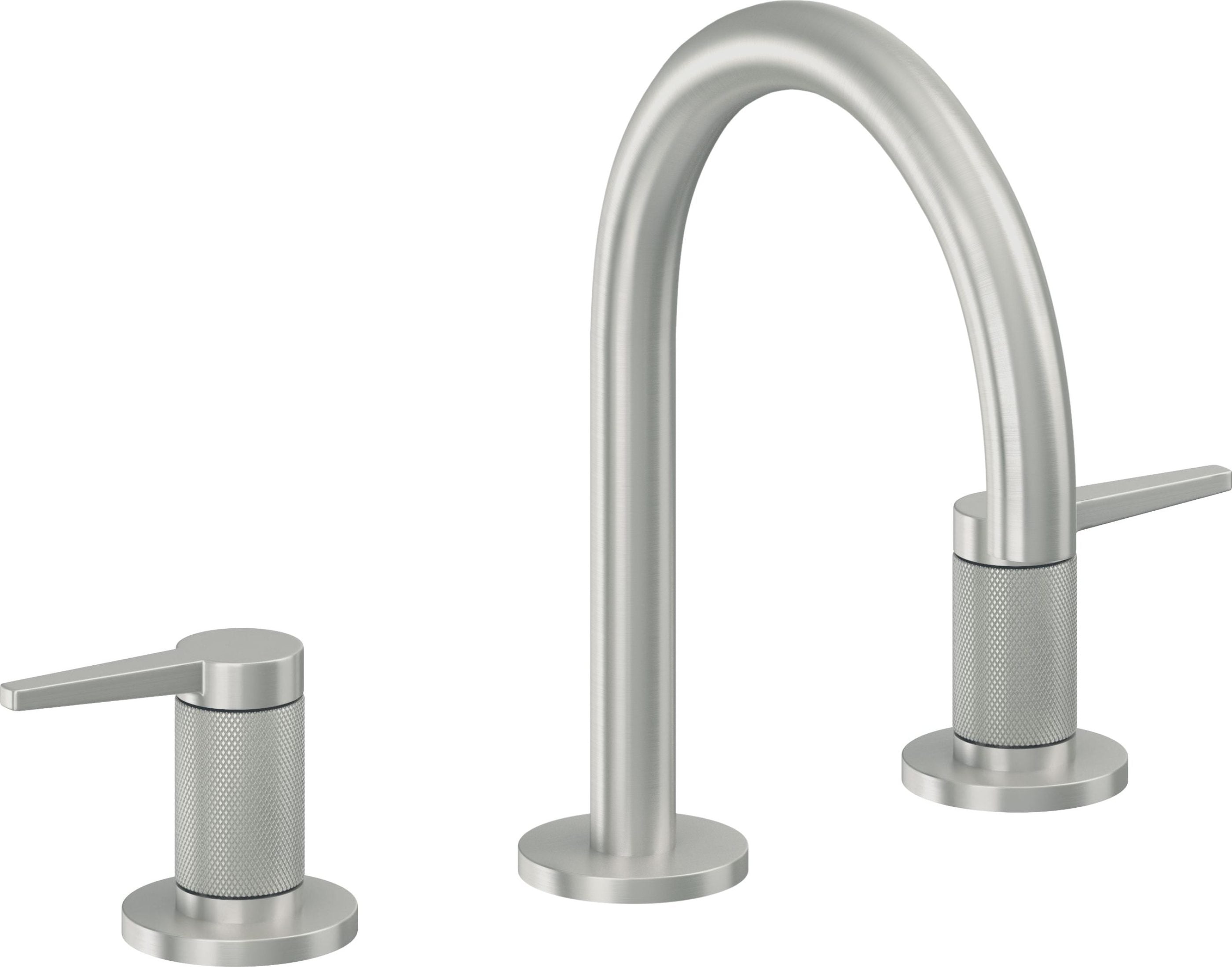 California Faucets - 5302K-SC - 8" Widespread Lavatory Faucet - Satin Chrome (PVD) - D Street