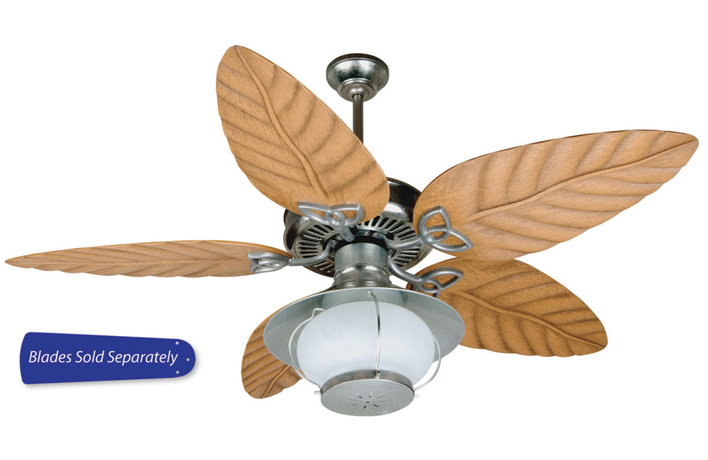 Craftmade - OPXL52GV - Outdoor Patio Fan 52"Ceiling Fan in Galvanized Finish - Outdoor Patio Fan