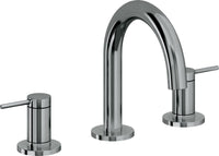 California Faucets - 5202M-BLKN - 8" Widespread Lavatory Faucet - Black Nickel (PVD) - D Street