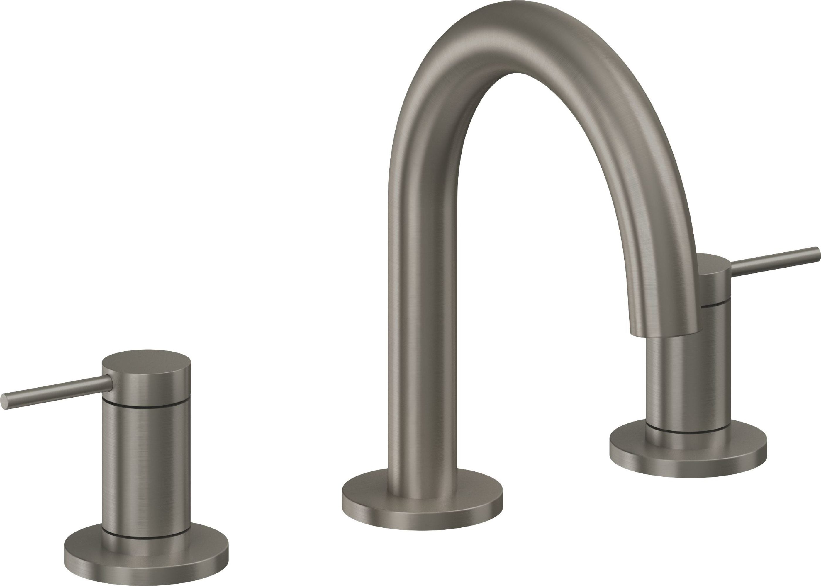 California Faucets - 5202M-GRP - 8" Widespread Lavatory Faucet - Graphite (PVD) - D Street