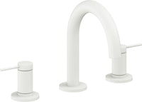 California Faucets - 5202M-MWHT - 8" Widespread Lavatory Faucet - Matte White - D Street