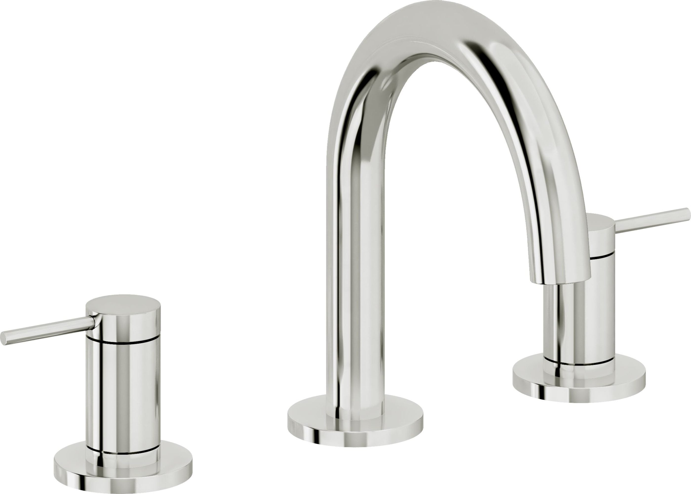 California Faucets - 5202M-PC - 8" Widespread Lavatory Faucet - Polished Chrome - D Street