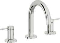 California Faucets - 5202MZB-PC - 8" Widespread Lavatory Faucet with ZeroDrain - Polished Chrome - D Street